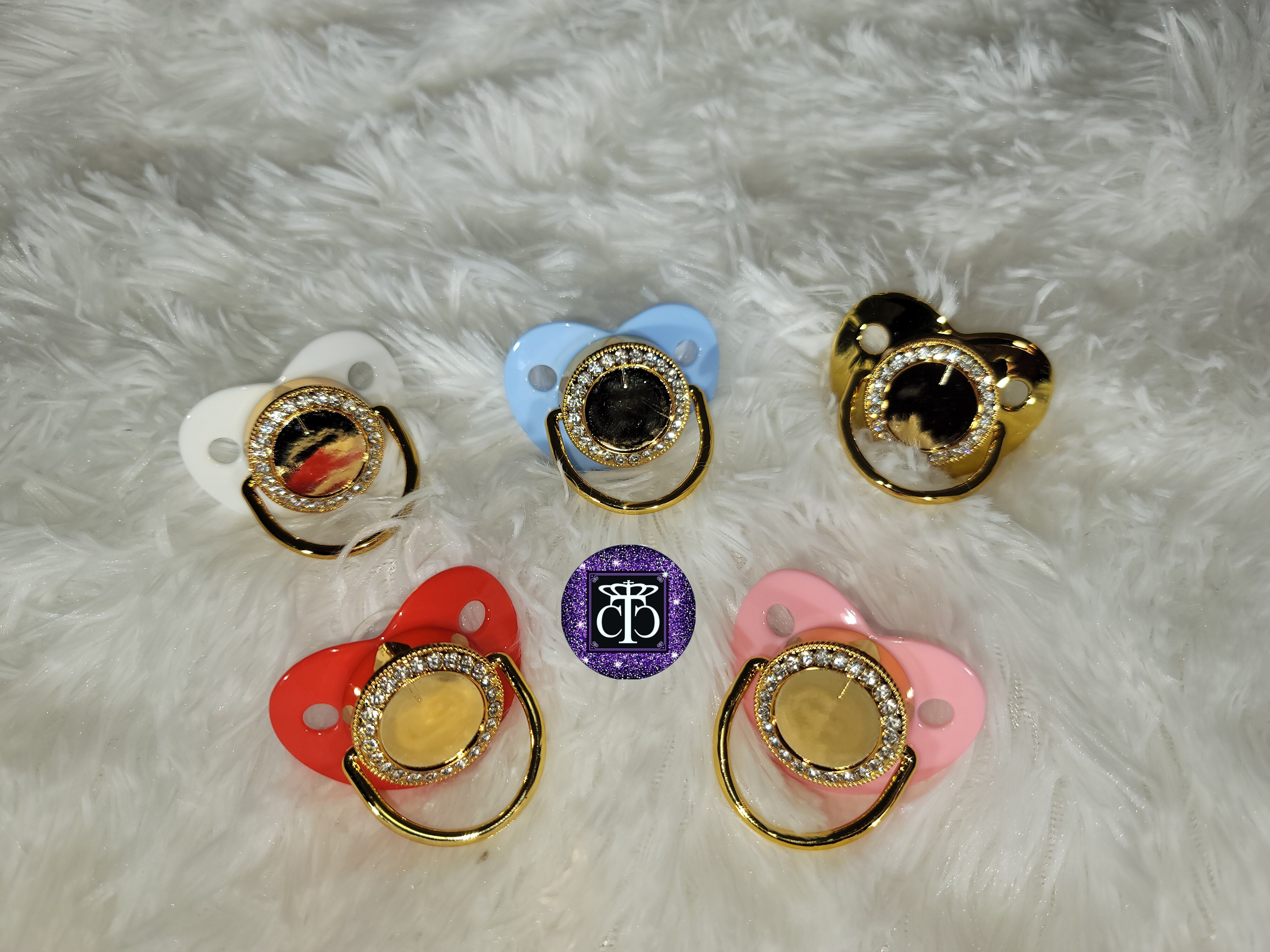 CLEARANCE CLOSEOUT* Bling Pacifier Sublimation Keepsakes – Urban Blossom  Blanks, LLC